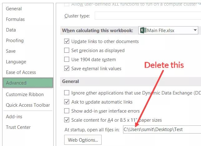 Hướng dẫn cách tự động mở tệp Excel cụ thể khi khởi động